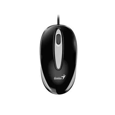Genius miš DX-Mini USB LED miš black, 1000 DPI, 1.5m, 3 tipke, optički