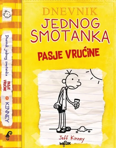 Dnevnik jednog smotanka 4 - Pasje vrućine - knjiga za djecu