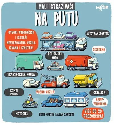 Mali istraživači - Na putu - slikovnica za djecu
