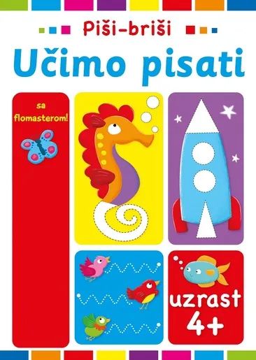 Piši - briši Učimo pisati - edukativna knjiga za djecu
