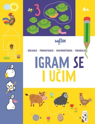 Igram se i učim 4+ - edukativna knjiga za djecu