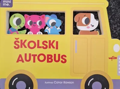 Mini me / Vozila - Školski autobus - knjiga za djecu