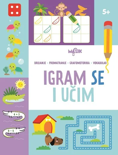 Igram se i učim 5+ - edukativna knjiga za djecu
