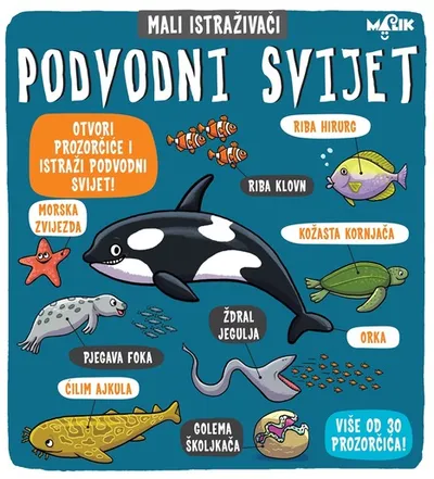 Mali istraživači - Podvodni svijet - slikovnica za djecu