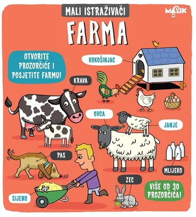 Mali istraživači - Farma - slikovnica za djecu