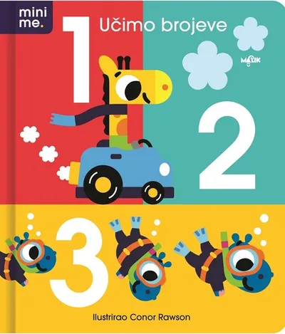 Mini me - Učimo brojeve - edukativna knjiga za djecu