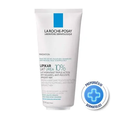 La Roche Posay Lipikar Lait Urea 10% – obnavljajući losion za tijelo, 200 ml