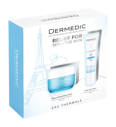 Dermedic – Hydrain3 set / krema za podrucje oko ociju 15 ml + krema za hidrataciju 50 ml