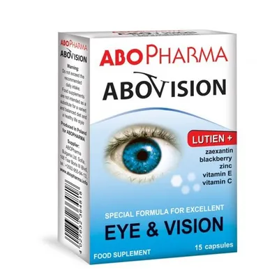 Abopharma AboVision – kapsule za zdravlje vida, 15 kom