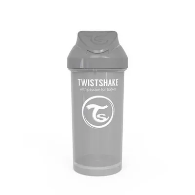 Twistshake bočica sa slamkom 360 ml (siva)
