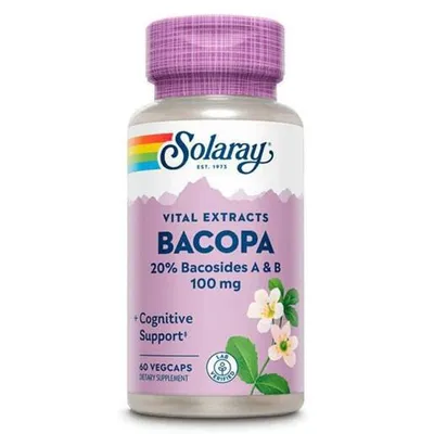 Solaray Bacopa – dodatak prehrani za fokus i mentalnu jasnoću