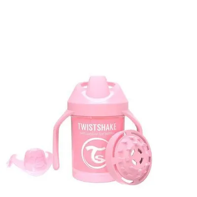 Twistshake čaša sa ručkom 230 ml (roza)