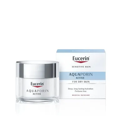 Eucerin Aquaporin Active Rich krema 40 ml – bogata hidratacija suhe kože lica