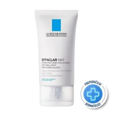 La Roche-Posay Effaclar Mat krema 40 ml – matirajuća njega masne kože