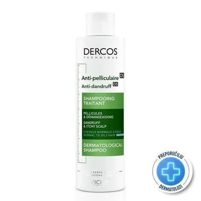 Vichy Dercos šampon protiv peruti za normalnu i masnu kosu 200 ml