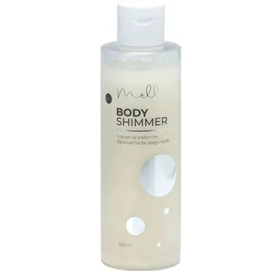 Mello Body Shimmer Silver 200 ml
