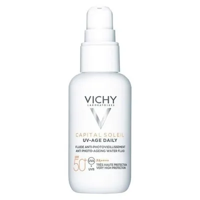 Vichy Capital Soleil tonirani fluid za lice protiv fotostarenja SPF 50+ 40 ml