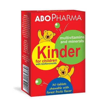 Abopharma Abo Kinder Multivitamini – multivitamini za djecu, 30 kom