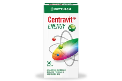 Dietpharm Centravit Energy Q10 – vitamini za energiju, 30 kom
