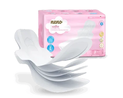 Neno Soffio Premium ultra-tanki postporođajni ulošci, 8 kom (s krilcima)