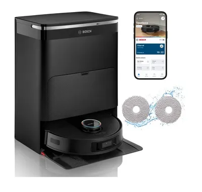 BOSCH robotski usisivač BCRDW3BX Spotless Max Cam 11.000 Pa, Smart Vision kamera