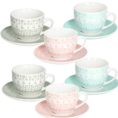 Tognana set šoljica 270ml Metropolis Gipsy Soft, 6/1 porculan