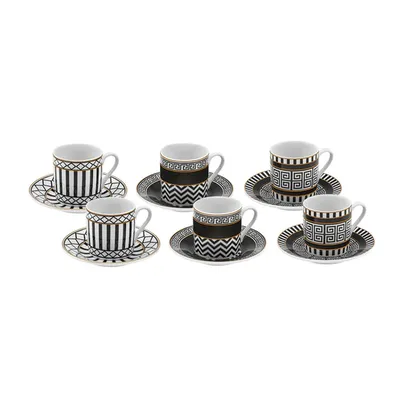 Karaca set šoljica za kavu Helenistik 80ml, 6 komada