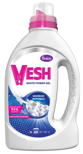 VESH White Power gel deterdžent za pranje rublja 3 L (60 pranja)