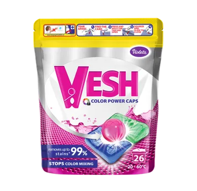 VESH Color Power kapsule za pranje veša 26 kom