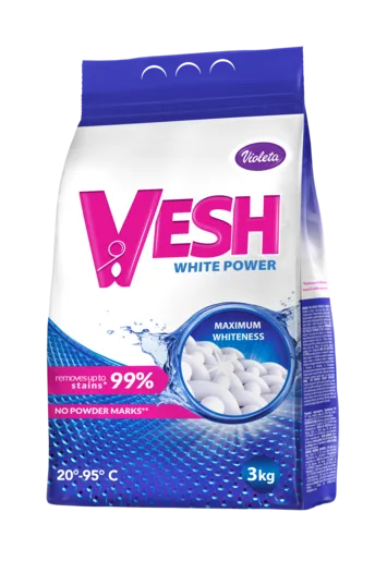VESH White Power deterdžent u prahu za pranje veša 3 kg