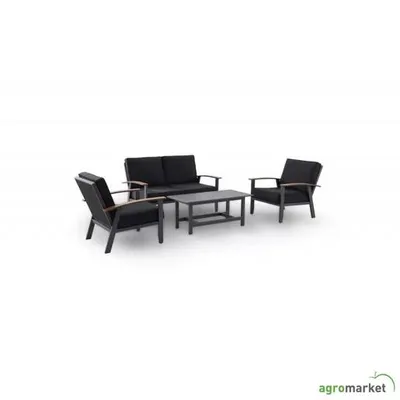 Green Bay aluminijski lounge set Creador – 4 dijela