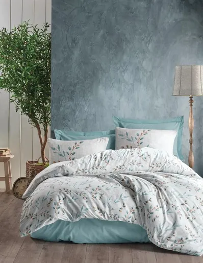 Dupla posteljina Modeline Mint 200x220 – 100% pamuk