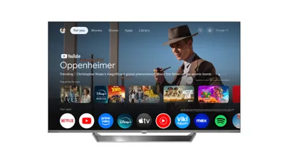 FUEGO QLED televizor 55CH844GTV, 4K Ultra HD,  144 Hz, Smart TV, Google TV, Sivi