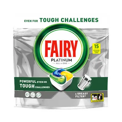 FAIRY tablete za pranje posuđa Platinum 15 kom