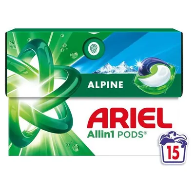 ARIEL kapsule za pranje veša Alpine 15 kom
