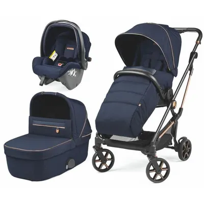 PEG PEREGO dječja kolica 3u1 Vivace SLK Pagoda modularni sustav Blue Shine