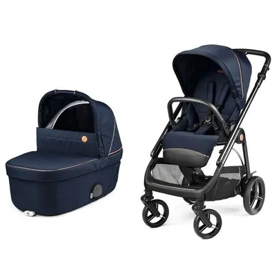PEG PEREGO dječja kolica 2u1 Veloce Brio SLK Blue Shine