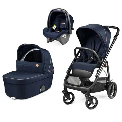 PEG PEREGO dječja kolica 3u1 Veloce Brio SLK Blue Shine