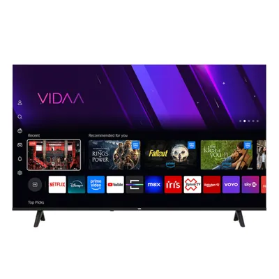 VOX LED televizor 55QVU684, 4K Ultra HD, Smart TV, VIDAA OS, bez ruba okvir, Crni