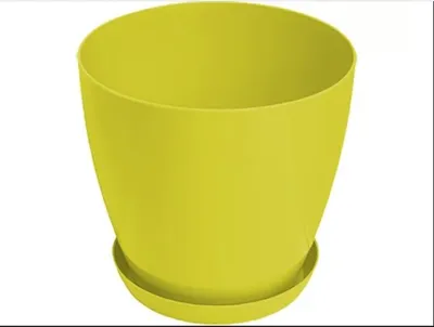 GARDINO saksija LUX 28cm sa podmetačem žuta