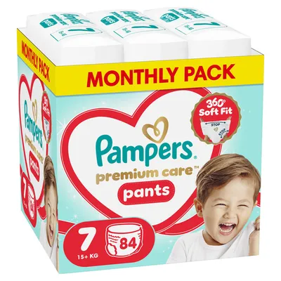 Pampers Pants pelene gaćice veličina 7 Mega Pack 84 kom (15+ kg)