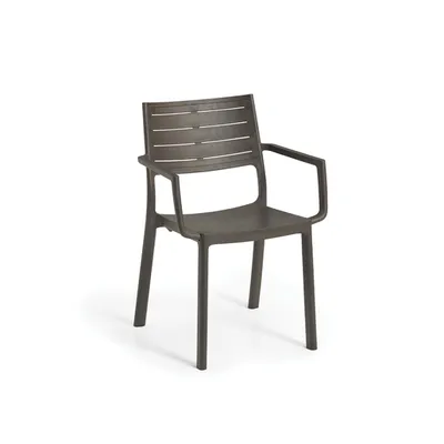 KETER vrtna stolica Metalline – cappuccino, za balkon i terasu