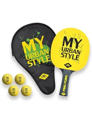 DONIC Urban set za stolni tenis reket + futrola + loptice