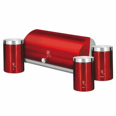Berlinger Haus set kutija za hljeb + 3 posude Burgundy Collection – BH/6729