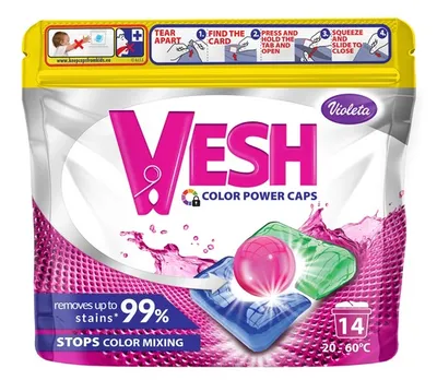 VESH Color Power kapsule za pranje veša 14 kom