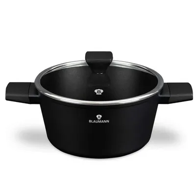 Berlinger Haus šerpa s poklopcem 28 cm Black Silver Collection – BL4002