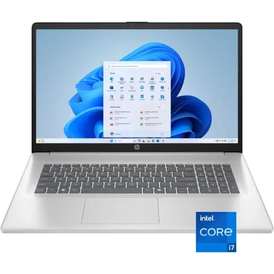 HP laptop 17-cn3327, Intel Core i7-1355U, 17.3" FHD IPS Anti-Glare, 16GB DDR4 RAM, 1TB SSD, Intel UHD Graphics, US keyboard, Windows 10 Home