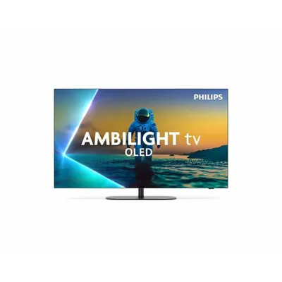 PHILIPS OLED televizor 65OLED820/12, 4K Ultra HD, Smart TV, Google TV™, Ambilight s 3 strane, VRR 144 Hz, P5 AI perfect picture engine, Crni