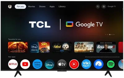 TCL QLED televizor 65P7K 4K Ultra HD,  Smart, Google TV, AiPQ procesor, HDR10+, Dolby Vision · Atmos, DTS Virtual:X, Game Master, Slim & Uni-body, Crni