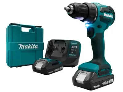 Makita aku bušilica-odvijač u setu sa 2x baterije 2.0 AH, punjačem i koferom 18V LXT DDF490WVE
